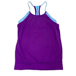 Ivivva by lululemon athletica, Double Dutch Tank Top, Purple and Blue